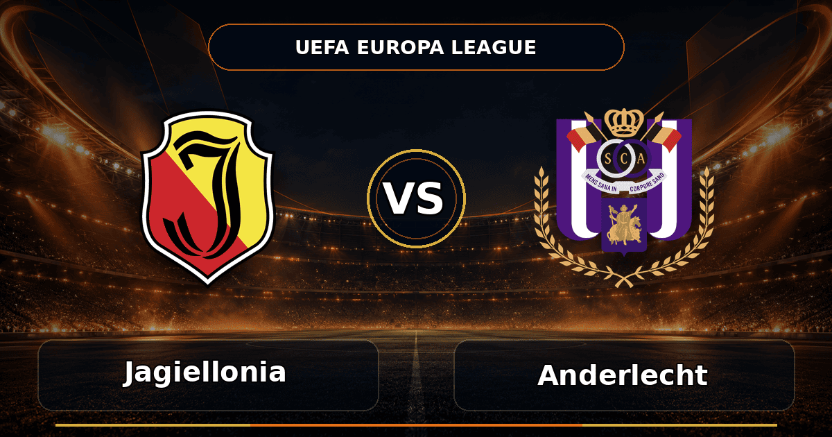 Nhận định Jagiellonia vs Anderlecht - Match Card