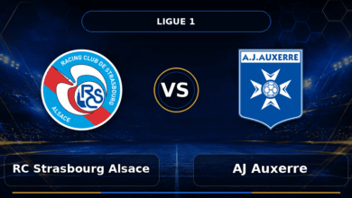 Nhận định RC Strasbourg Alsace vs AJ Auxerre - Match Card