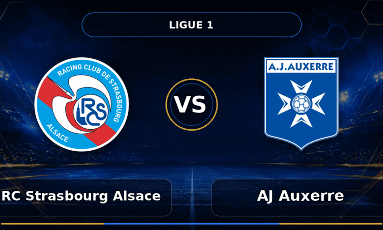 Nhận định RC Strasbourg Alsace vs AJ Auxerre - Match Card