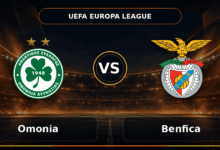 Nhận định Omonia vs Benfica - Match Card