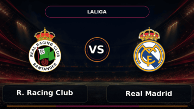 Nhận định R. Racing Club vs Real Madrid - Match Card