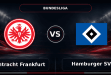 Nhận định Eintracht Frankfurt vs Hamburger SV - Match Card