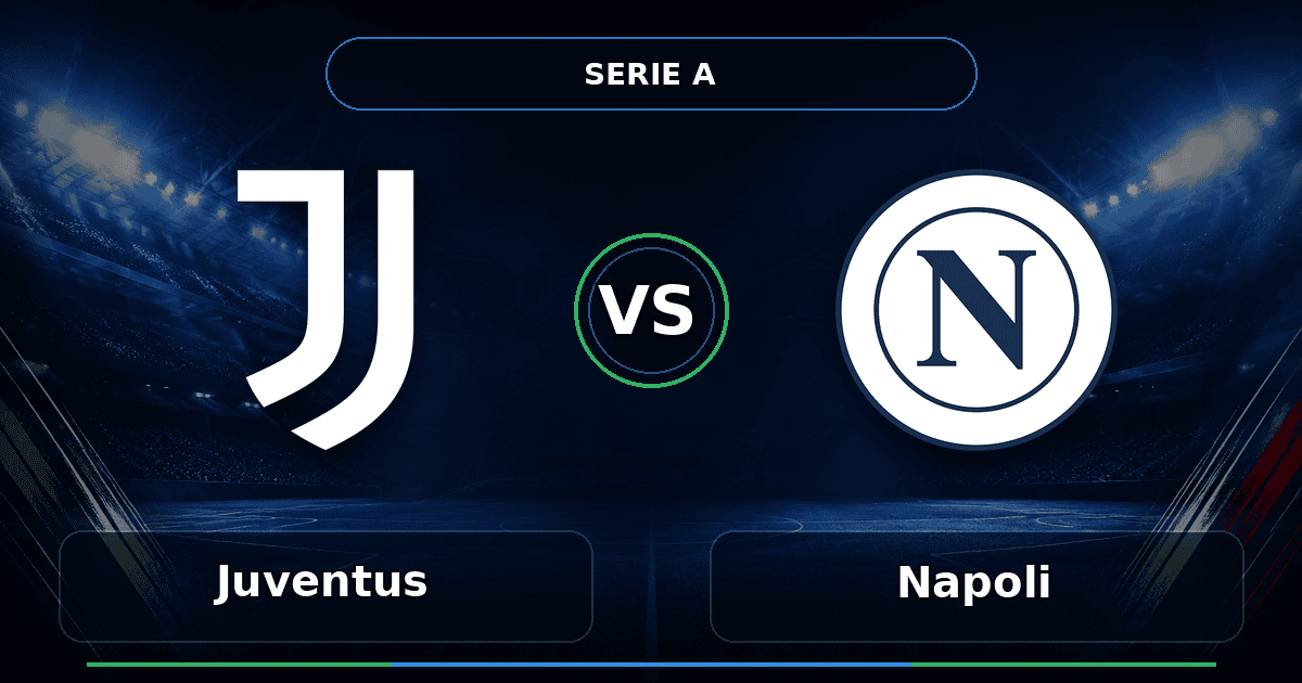 Nhận định Juventus vs Napoli - Match Card