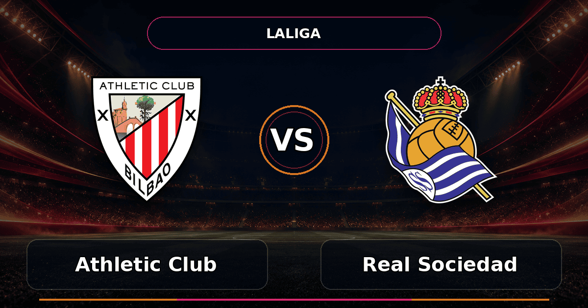 Nhận định Athletic Club vs Real Sociedad - Match Card