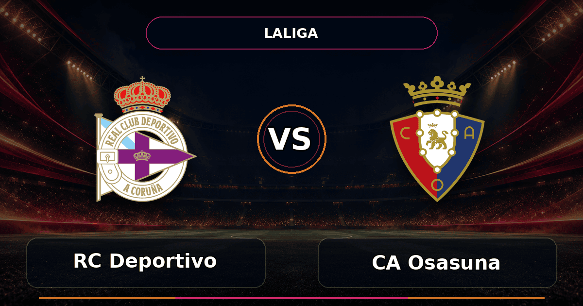 Nhận định RC Deportivo vs CA Osasuna - Match Card