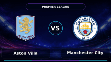 Nhận định Aston Villa vs Manchester City - Match Card