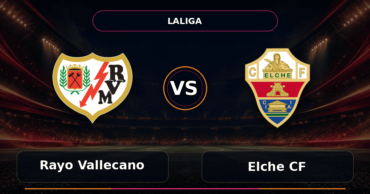 Nhận định Rayo Vallecano vs Elche CF - Match Card