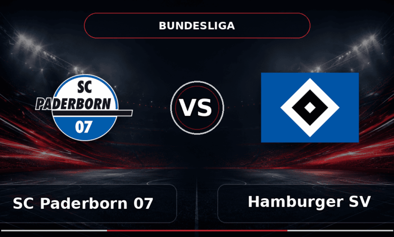 Nhận định SC Paderborn 07 vs Hamburger SV - Match Card