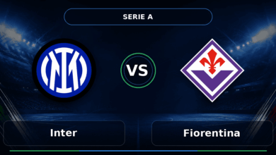 Nhận định Inter vs Fiorentina - Match Card