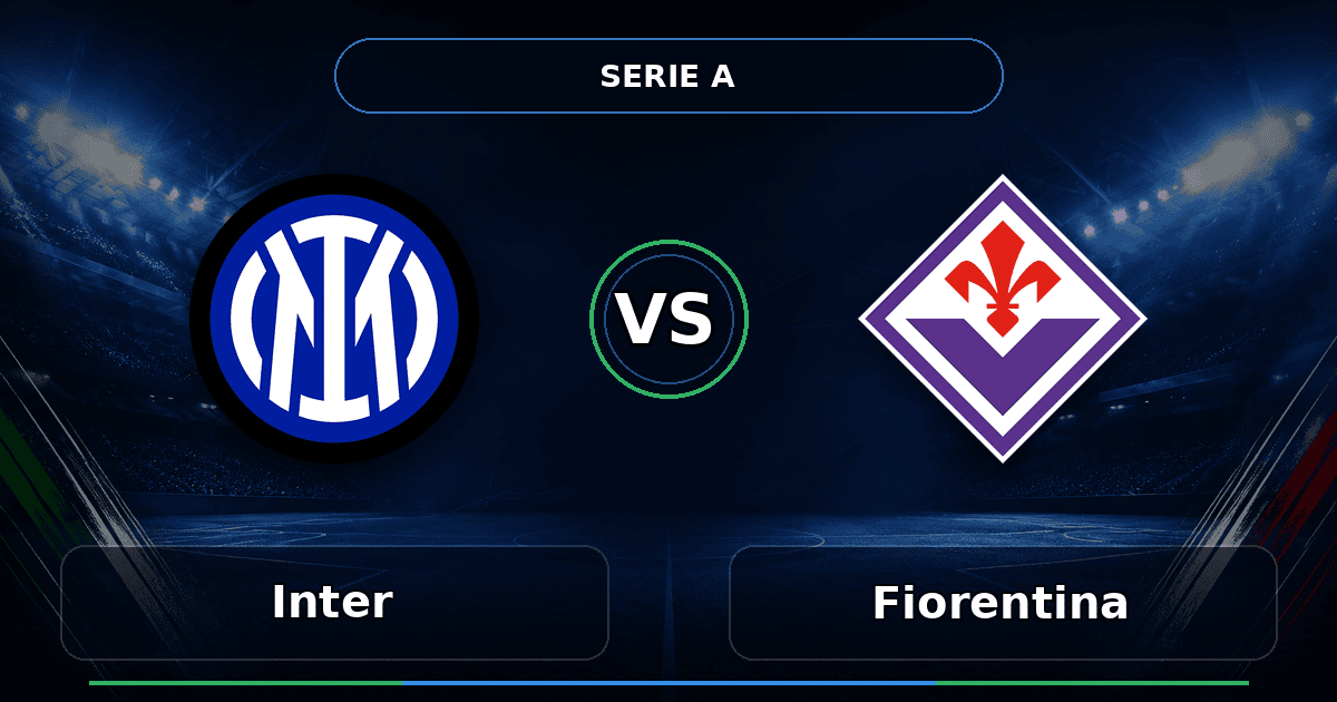 Nhận định Inter vs Fiorentina - Match Card