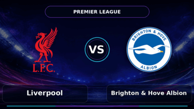 Nhận định Liverpool vs Brighton & Hove Albion - Match Card