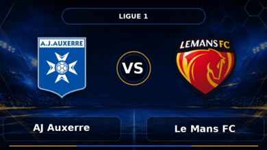 Nhận định AJ Auxerre vs Le Mans FC - Match Card
