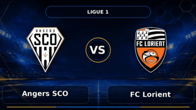 Nhận định Angers SCO vs FC Lorient - Match Card