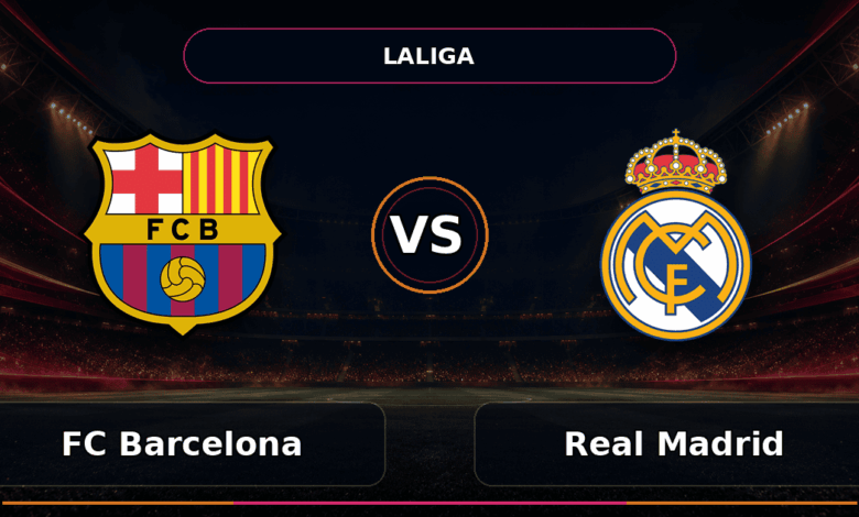 Nhận định FC Barcelona vs Real Madrid - Match Card