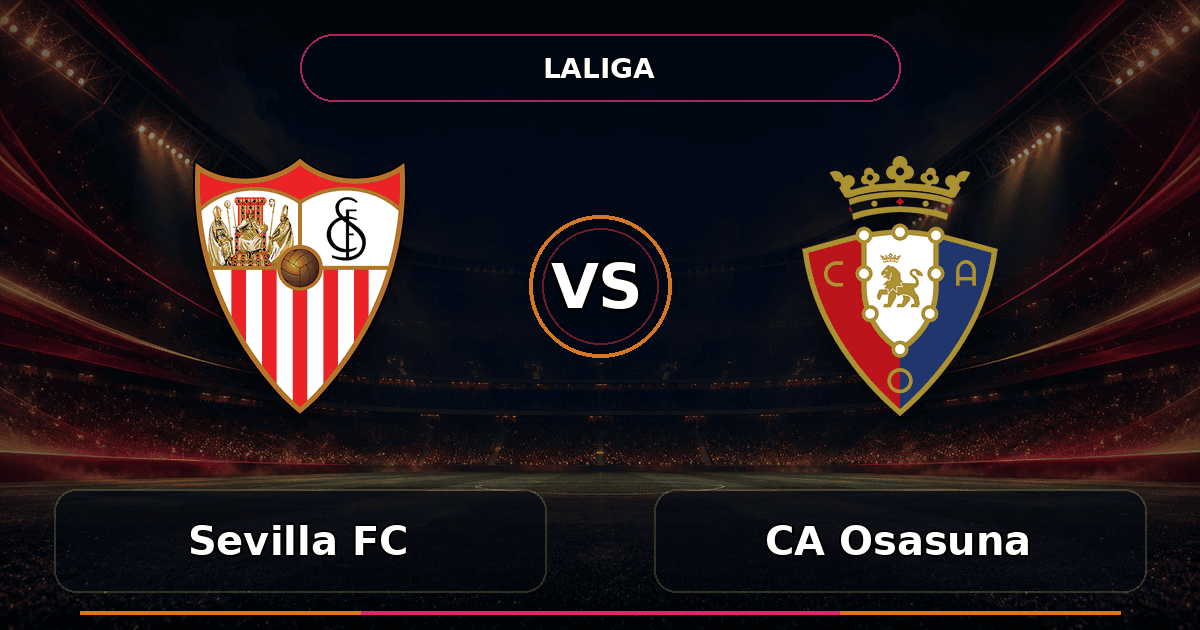 Nhận định Sevilla FC vs CA Osasuna - Match Card